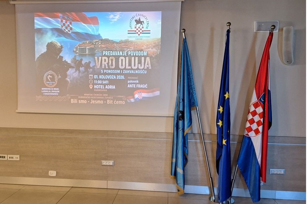 Junaštvo koje se ne zaboravlja – u Dubrovniku predavanje o VRO Oluja
