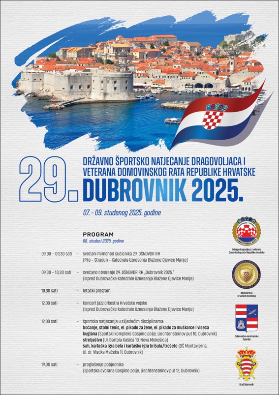 Šprtsko natjecanje UDVDR RH - Dubrovnik 2025